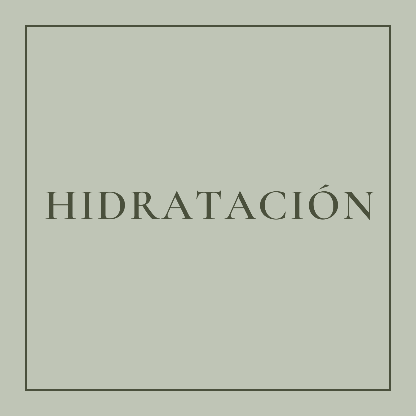 Hidratación