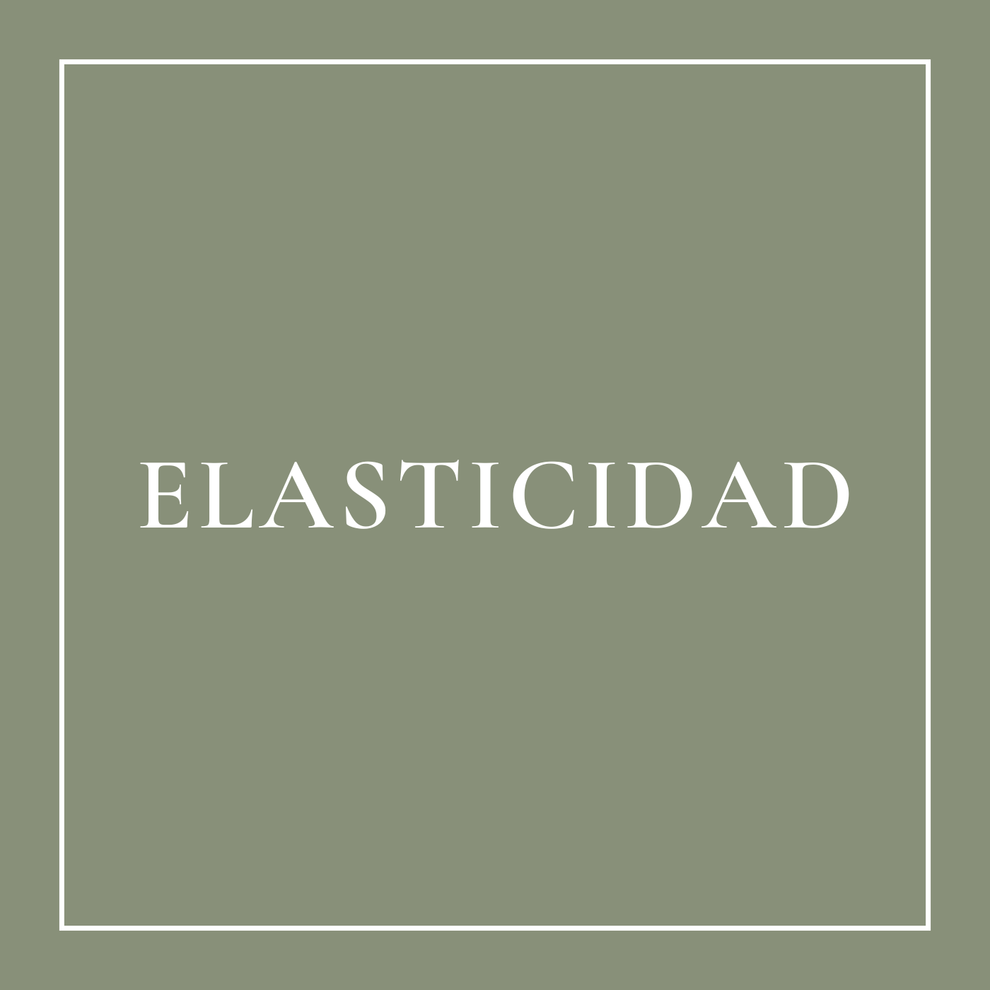 Elasticidad